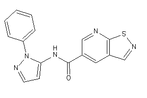 N-(2-phenylpyrazol-3-yl)isothiazolo[5,4-b]pyridine-5-carboxamide