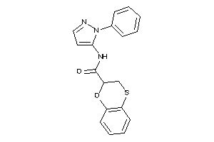 Image of N-(2-phenylpyrazol-3-yl)-2,3-dihydro-1,4-benzoxathiine-2-carboxamide