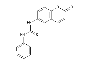 1-(2-ketochromen-6-yl)-3-phenyl-urea