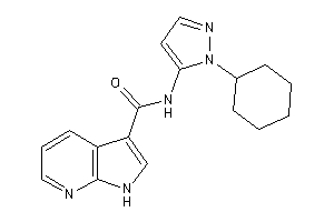 N-(2-cyclohexylpyrazol-3-yl)-1H-pyrrolo[2,3-b]pyridine-3-carboxamide
