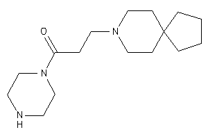 3-(8-azaspiro[4.5]decan-8-yl)-1-piperazino-propan-1-one