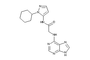 N-(2-cyclohexylpyrazol-3-yl)-2-(9H-purin-6-ylamino)acetamide