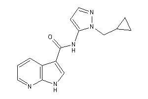 N-[2-(cyclopropylmethyl)pyrazol-3-yl]-1H-pyrrolo[2,3-b]pyridine-3-carboxamide