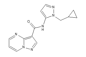 N-[2-(cyclopropylmethyl)pyrazol-3-yl]pyrazolo[1,5-a]pyrimidine-3-carboxamide