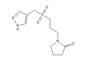 1-[3-(1H-pyrazol-4-ylmethylsulfonyl)propyl]-2-pyrrolidone