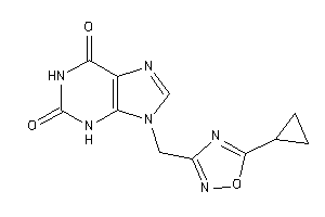 9-[(5-cyclopropyl-1,2,4-oxadiazol-3-yl)methyl]xanthine