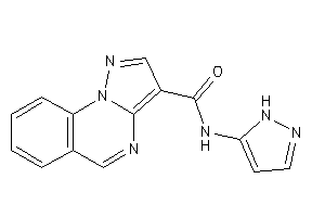 Image of N-(1H-pyrazol-5-yl)pyrazolo[1,5-a]quinazoline-3-carboxamide