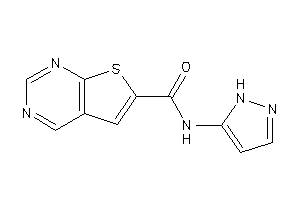 N-(1H-pyrazol-5-yl)thieno[2,3-d]pyrimidine-6-carboxamide