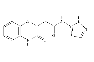 2-(3-keto-4H-1,4-benzothiazin-2-yl)-N-(1H-pyrazol-5-yl)acetamide