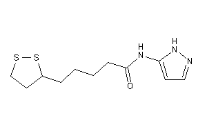 Image of 5-(dithiolan-3-yl)-N-(1H-pyrazol-5-yl)valeramide