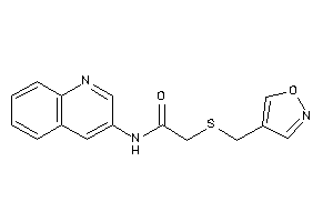 2-(isoxazol-4-ylmethylthio)-N-(3-quinolyl)acetamide