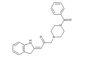 1-(4-benzoylpiperazino)-3-indolin-2-ylidene-acetone