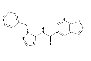 N-(2-benzylpyrazol-3-yl)isothiazolo[5,4-b]pyridine-5-carboxamide