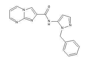 N-(2-benzylpyrazol-3-yl)imidazo[1,2-a]pyrimidine-2-carboxamide