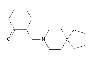 Image of 2-(8-azaspiro[4.5]decan-8-ylmethyl)cyclohexanone