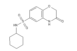 N-cyclohexyl-3-keto-4H-1,4-benzoxazine-6-sulfonamide