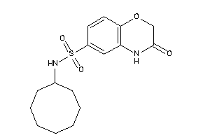 N-cyclooctyl-3-keto-4H-1,4-benzoxazine-6-sulfonamide