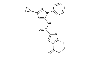 N-(5-cyclopropyl-2-phenyl-pyrazol-3-yl)-4-keto-6,7-dihydro-5H-benzofuran-2-carboxamide