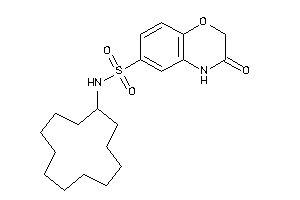N-cyclododecyl-3-keto-4H-1,4-benzoxazine-6-sulfonamide