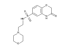 3-keto-N-(2-morpholinoethyl)-4H-1,4-benzoxazine-6-sulfonamide