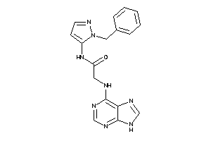 N-(2-benzylpyrazol-3-yl)-2-(9H-purin-6-ylamino)acetamide