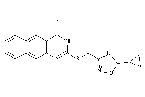 2-[(5-cyclopropyl-1,2,4-oxadiazol-3-yl)methylthio]-3H-benzo[g]quinazolin-4-one