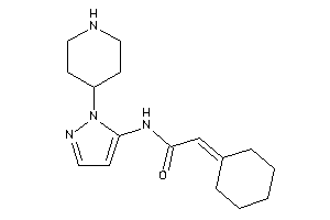 2-cyclohexylidene-N-[2-(4-piperidyl)pyrazol-3-yl]acetamide