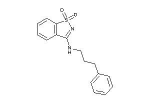 Image of (1,1-diketo-1,2-benzothiazol-3-yl)-(3-phenylpropyl)amine