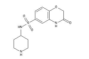 3-keto-N-(4-piperidyl)-4H-1,4-benzoxazine-6-sulfonamide