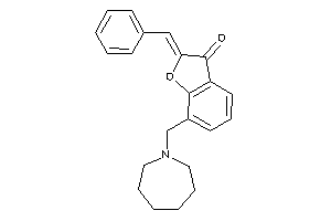 7-(azepan-1-ylmethyl)-2-benzal-coumaran-3-one