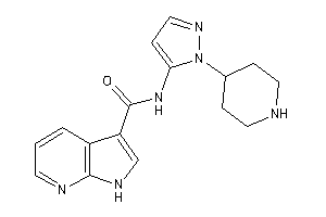 N-[2-(4-piperidyl)pyrazol-3-yl]-1H-pyrrolo[2,3-b]pyridine-3-carboxamide