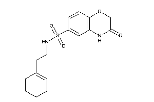 N-(2-cyclohexen-1-ylethyl)-3-keto-4H-1,4-benzoxazine-6-sulfonamide