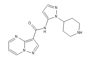 N-[2-(4-piperidyl)pyrazol-3-yl]pyrazolo[1,5-a]pyrimidine-3-carboxamide