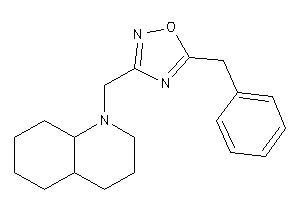 3-(3,4,4a,5,6,7,8,8a-octahydro-2H-quinolin-1-ylmethyl)-5-benzyl-1,2,4-oxadiazole