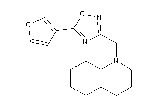 3-(3,4,4a,5,6,7,8,8a-octahydro-2H-quinolin-1-ylmethyl)-5-(3-furyl)-1,2,4-oxadiazole