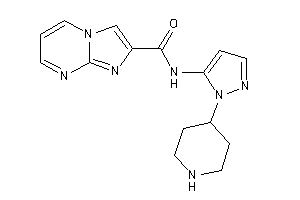 N-[2-(4-piperidyl)pyrazol-3-yl]imidazo[1,2-a]pyrimidine-2-carboxamide