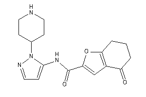 4-keto-N-[2-(4-piperidyl)pyrazol-3-yl]-6,7-dihydro-5H-benzofuran-2-carboxamide