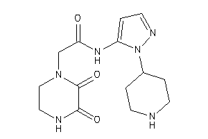 2-(2,3-diketopiperazino)-N-[2-(4-piperidyl)pyrazol-3-yl]acetamide