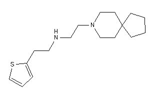 2-(8-azaspiro[4.5]decan-8-yl)ethyl-[2-(2-thienyl)ethyl]amine