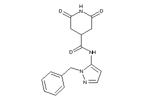 N-(2-benzylpyrazol-3-yl)-2,6-diketo-isonipecotamide