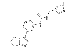 1-[3-(6,7-dihydro-5H-pyrrolo[2,1-c][1,2,4]triazol-3-yl)phenyl]-3-(1H-pyrazol-4-ylmethyl)urea