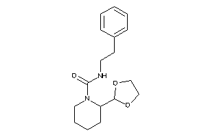 2-(1,3-dioxolan-2-yl)-N-phenethyl-piperidine-1-carboxamide