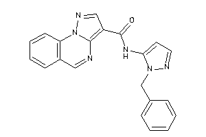 N-(2-benzylpyrazol-3-yl)pyrazolo[1,5-a]quinazoline-3-carboxamide