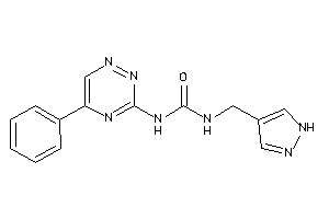 1-(5-phenyl-1,2,4-triazin-3-yl)-3-(1H-pyrazol-4-ylmethyl)urea