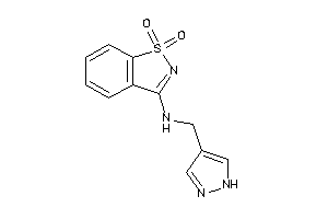 Image of (1,1-diketo-1,2-benzothiazol-3-yl)-(1H-pyrazol-4-ylmethyl)amine