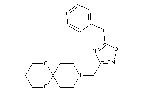 9-[(5-benzyl-1,2,4-oxadiazol-3-yl)methyl]-1,5-dioxa-9-azaspiro[5.5]undecane