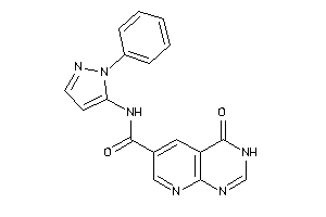 4-keto-N-(2-phenylpyrazol-3-yl)-3H-pyrido[2,3-d]pyrimidine-6-carboxamide