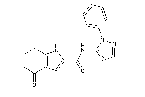 4-keto-N-(2-phenylpyrazol-3-yl)-1,5,6,7-tetrahydroindole-2-carboxamide