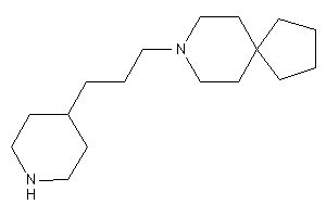 8-[3-(4-piperidyl)propyl]-8-azaspiro[4.5]decane