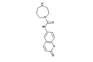 N-(2-ketochromen-6-yl)-1,4-diazepane-1-carboxamide